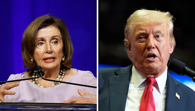 Donald Trump says Nancy Pelosi turned on Biden "like a dog"