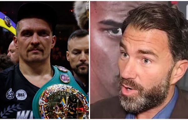 Eddie Hearn explains why Oleksandr Usyk should be stripped of IBF heavyweight title