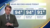 Hot and humid start to the week in SWFL