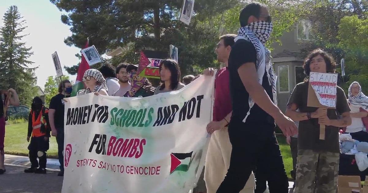 Protestors clash over Israel and Gaza outside home of University of Colorado Regent chair