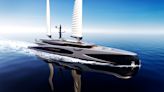 This 311-Foot Superyacht Concept Uses Massive Inflatable Sails for Fuel-Efficient Cruising