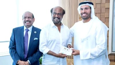 Rajinikanth receives a Golden Visa from UAE's culture and tourism department: ‘I am deeply honoured’