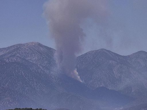 Brush fire ignites in San Bernardino National Forest near Lytle Creek