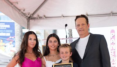 Vince Vaughn makes rare appearance with children at Hollywood Walk of Fame ceremony