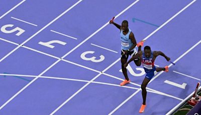 Benjamin anchors US to men's 4x400m relay gold