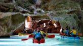 The incredible 2,700m long underground river that you can even kayak down