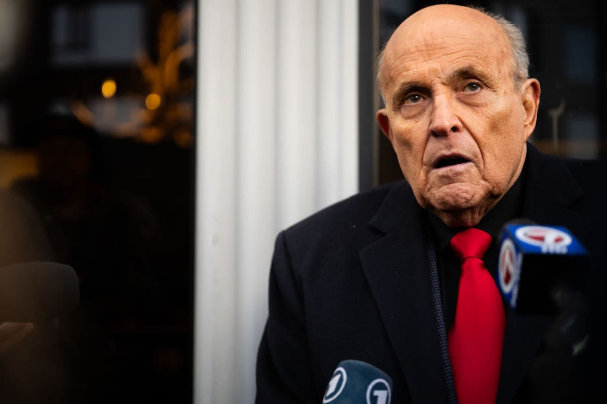 Rudy Giuliani Says He’s So Broke Even His Accountant Ditched Him