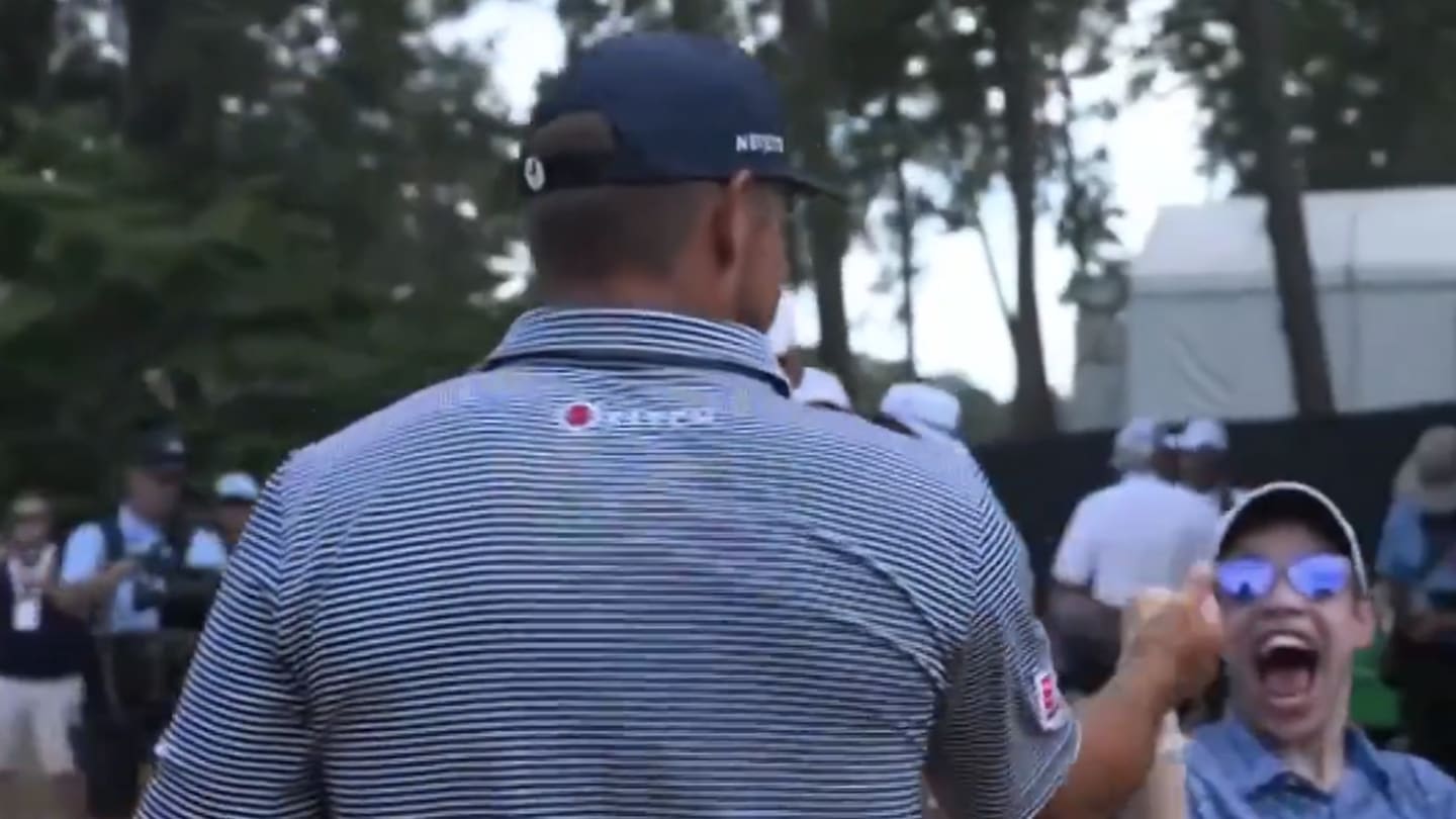 Cameras Caught Bryson DeChambeau Doing Something Cool for Fan During Final Round