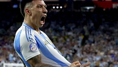 En vivo: con un tanto de Lisandro Martínez, Argentina se puso en ventaja ante Ecuador en los cuartos de final de la Copa América | + Deportes