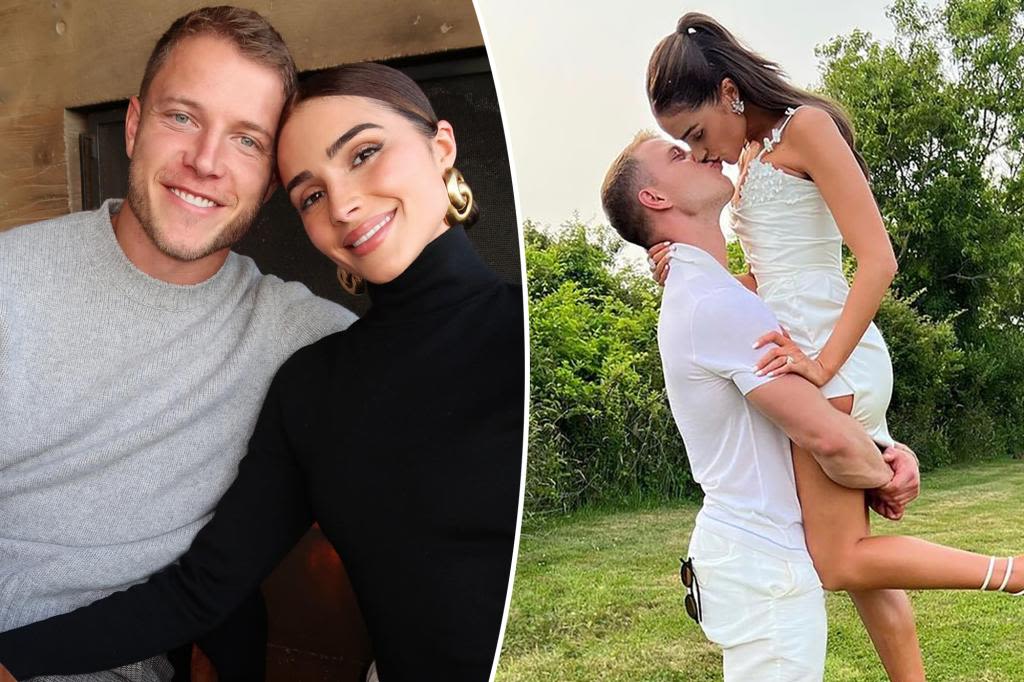 Olivia Culpo and Christian McCaffrey get married in Rhode Island