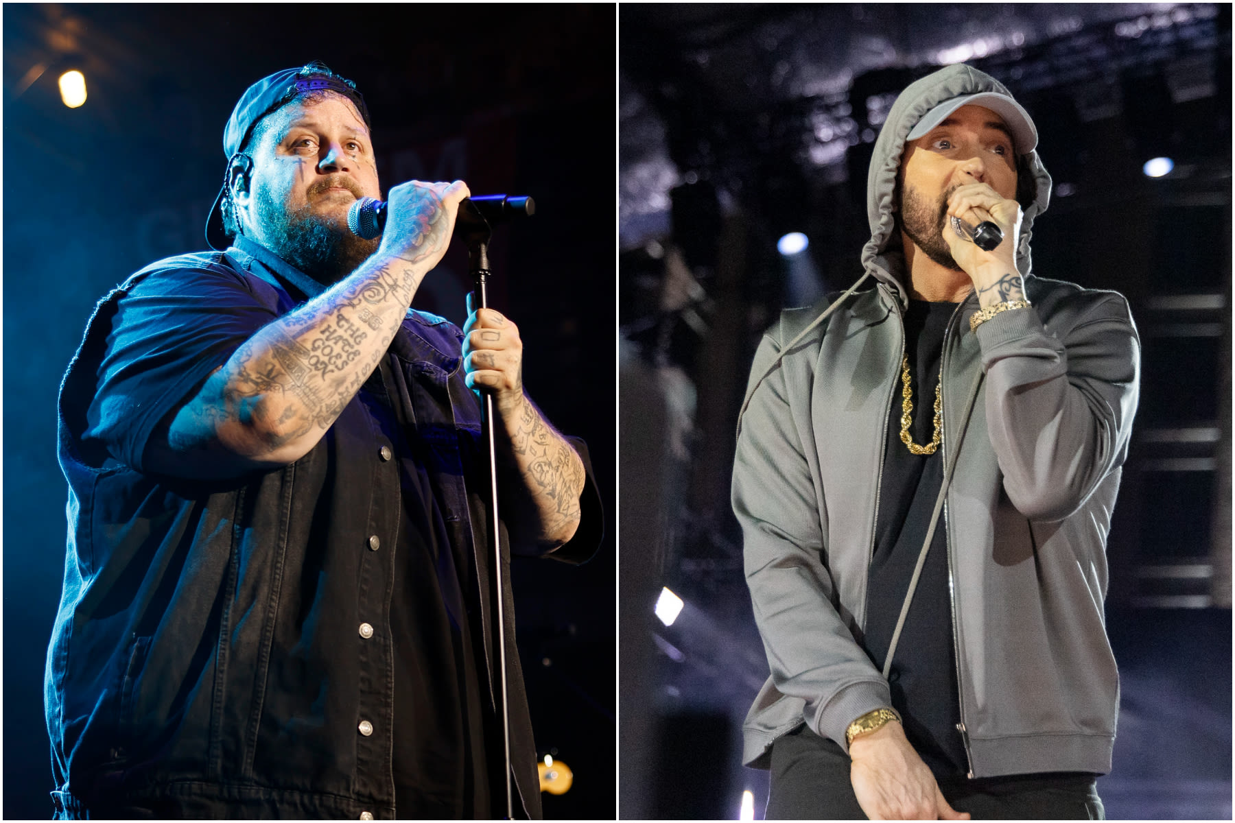Jelly Roll Calls Eminem ‘Childhood Hero’ After Release of ‘Somebody Save Me’ Collaboration