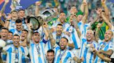 Argentina wins record 16th Copa America title, beats Colombia 1-0 after Messi gets hurt