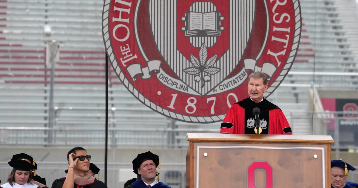 Person dies after falling from the stands at Ohio State University commencement ceremony