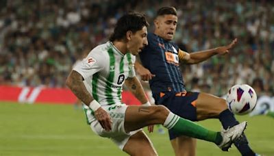 Horario y dónde ver por TV el Valencia - Betis de LaLiga EA Sports de fútbol