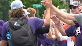 A homecoming for the Purple Aces baseball team after making program history