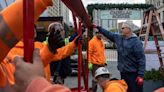 What it’s like building world’s tallest Salvation Army red kettle in Detroit