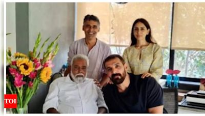 John Abraham’s wife Priya Runchal shares an UNSEEN picture of ‘dad and daddy’ on Father’s Day | Hindi Movie News - Times of India