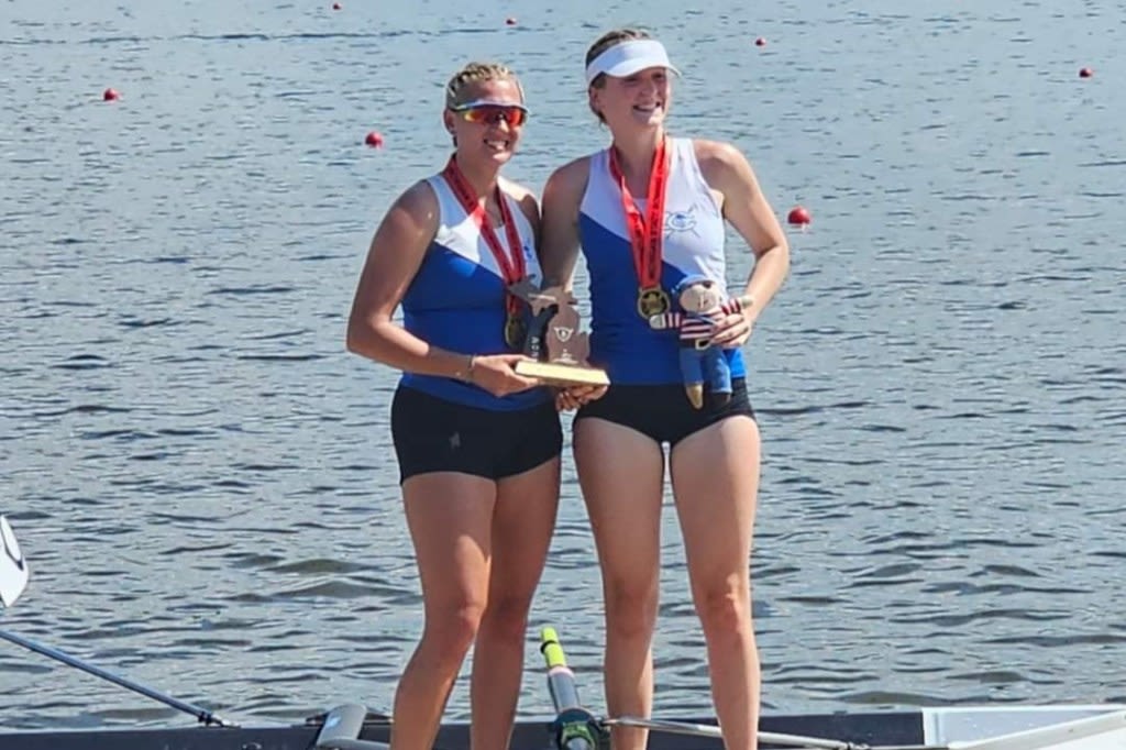ROWING: Carlson’s Danica Swetz, Tilly Opelt win state title at Michigan State Championships
