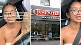 'Mean girl energy!!!': Customer says Chipotle worker body-shamed her at the drive-thru