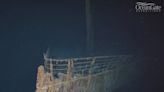 The highest quality footage ever of the Titanic shows astonishing close-ups of the underwater wreck. Take a look.