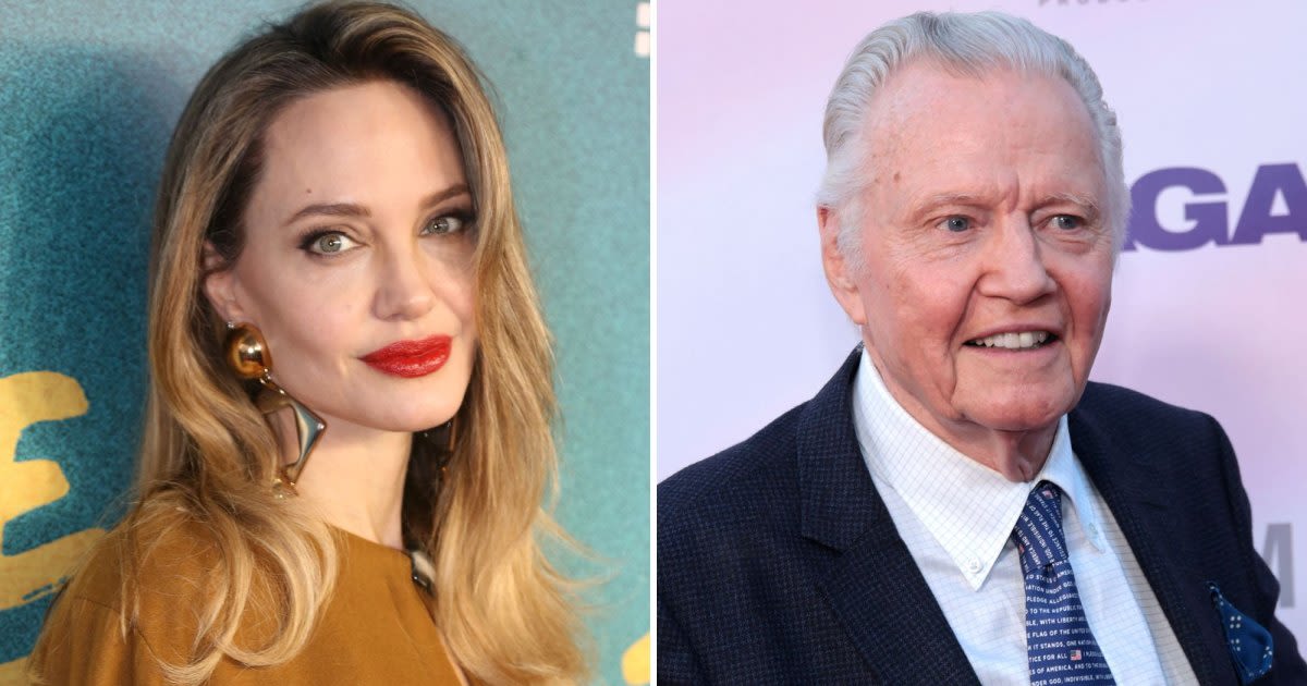 Angelina Jolie and Dad Jon Voight ‘Not on Good Terms’