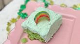 This easy green pistachio cake starts with a boxed cake mix