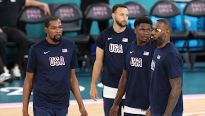 Anthony Edwards Praises 'Old Heads' LeBron James, Curry, Durant for USA Olympic Run