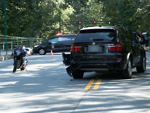 Motorcyclist dead after crash with fire truck that closed Lions Gate Bridge