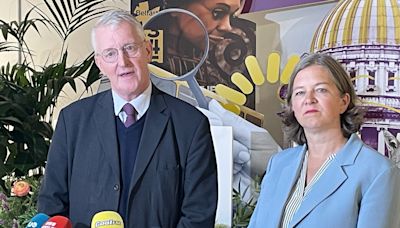 Hilary Benn says he is shocked and angered by ‘racist violence’ in Belfast