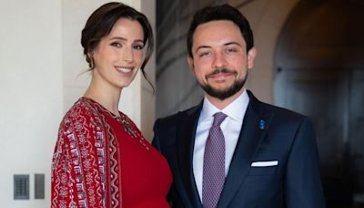 Pregnant Princess Rajwa of Jordan Shows Off Baby Bump in New Photo with Husband Crown Prince Hussein