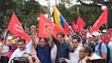 Marcha de Guayaquil fue ‘tribuna’ para dos precandidatos presidenciales de izquierda