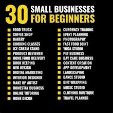 Top 30 Small Business Ideas For Beginners In 2021