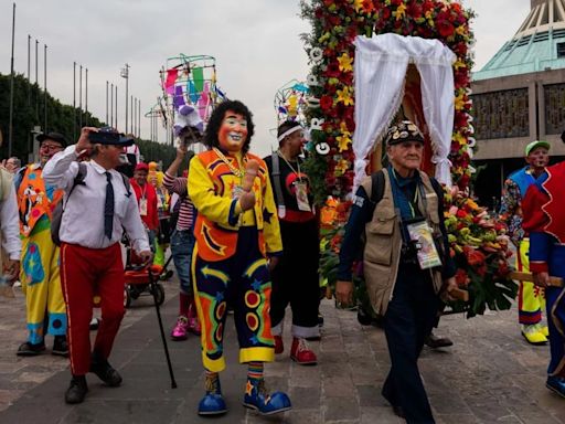 Así fue la peregrinación de payasos a la Basílica de Guadalupe