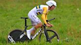 New disc brake-equipped Giant Trinity TT bike spotted at Tour de Romandie