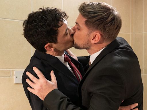 Hollyoaks' James discovers Ste and Rex's betrayal