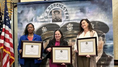 Friends of Lebanon Cemetery presented with Four Chaplains Legion of Honor Award