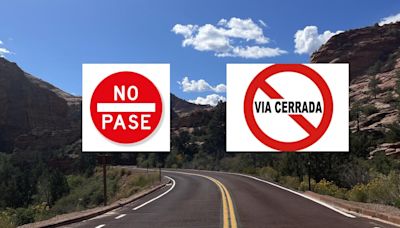 ¿Cuál es la diferencia entre 'no pase' y 'vía cerrada'? Tome precauciones