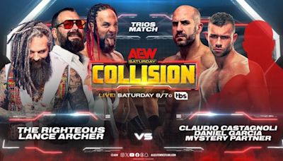 Mystery Partner Trios Match & More Announced For 5/25 AEW Collision, Updated Card