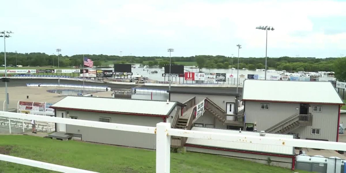 Heavy rain & flooding postpones World of Outlaws High Bank Nationals at Husets Speedway