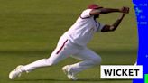 England v West Indies: Jason Holder catch dismisses Zak Crawley