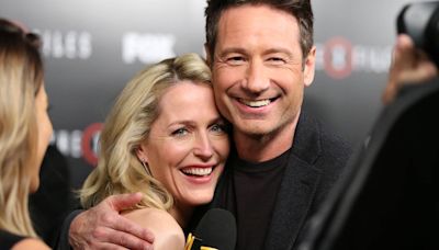 Gillian Anderson Finally Lifts The Lid On That Kiss With X-Files Co-Star David Duchovny At The 1997 Emmys