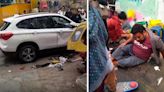 Los Olivos: auto embiste puestos de ambulantes en la Panamericana Norte y deja cerca de 20 personas heridas