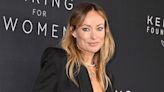Olivia Wilde’s Version of Executive Elegance Included a Pinstripe Pantsuit With Nothing Underneath