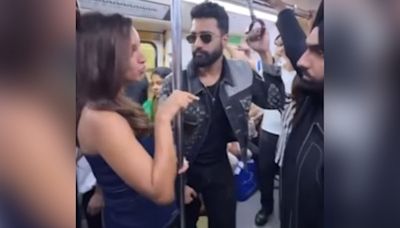 Watch: Vicky Kaushal, Triptii Dimri And Ammy Virk's Fun-Filled Ride In Delhi Metro