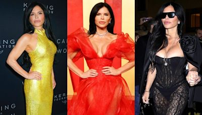 9 of the most daring looks Lauren Sánchez has ever worn, from corset minidresses to see-through lace gowns