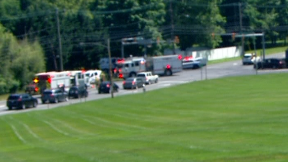 Crash slowing traffic in Lancaster Township