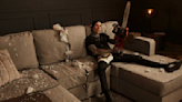 So Travis Barker Just Cut This $5,000 Sofa in Half on Purpose
