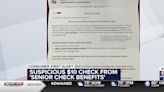 CONSUMER FIRST ALERT: The check is in the mail