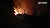 新竹芎林木材場火燒7天爆民怨！居民：很臭、喉嚨痛難睡 最重可罰500萬