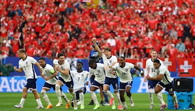 PIX: England in Euro semis after shoot-out win over Switzerland